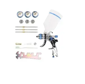 Yaekoo 617256011041 Hvlp Air Spray With 3 Nozzles 1.4mm 1.7mm 2.0mm Paint Kits 600cc Cu
