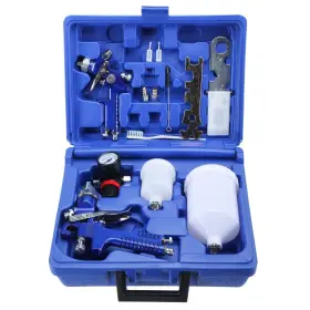 2-sprayer Yaekoo 617256171134 Paint Gun Kit Hvlp Air Spray Set Nozzle With 0