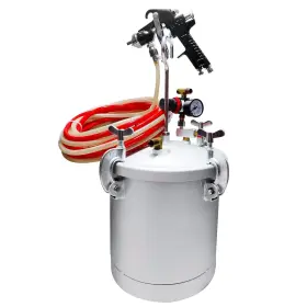 Yaetek 615200853679 2 1/2 Gallon 10l High Pressure Pot Air Paint Spray Gun Tank With Sp