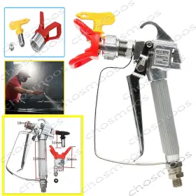 Tek-ab-0223 Yaetek Airless Paint Spray Gun 517 Tip Swivel Joint High Pressure 3600 Psi With Nozzle