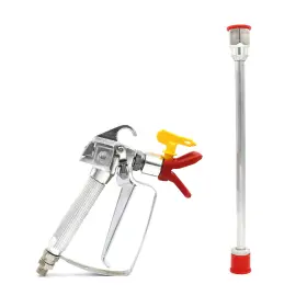 Yaetool 733810510741 Hyddnice Airless Paint Spray Gun With 517 Tip Swivel Joint And 12 Inch Extensio