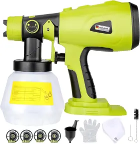 Yx-sg05-ryo Yex-bur Cordless Paint Sprayer For Ryobi 18v Battery