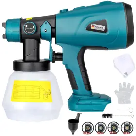 Zk-mt-yx-sg05 Yex-bur Cordless Paint Sprayer For Makita 18v Battery Handheld Hvlp Spray Gun Fu