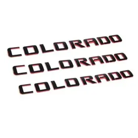 Yoaoo 602130898115 3pcs Oem Colorado Emblems Letter Badge Compatible With For Redline