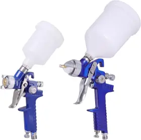 Hxx1014-001 Ywhwlx Hvlp Air Gravity Spray Gun Set Paint For Car 2-in-1 With Blue