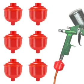 Dd002-6 Zdwfdc 6pcs Mini Disposable Air Water Filters Paint Gun Filter For Standa
