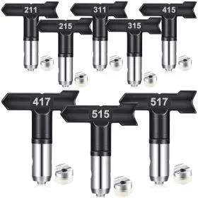 Sprayer-03 Zhengmy 8 Pcs Spray Tips For Paint Reversible Airless Nozzles Machine Part