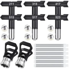 Tips-09 Zhengmy 14 Pieces Spray Tips Airless Paint Sprayer With Gun