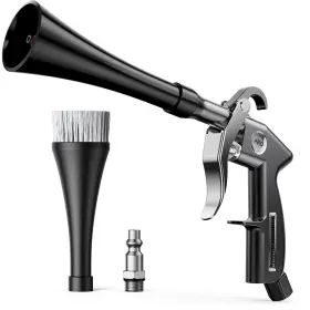 Zhevebaga Qjq-01-bk Tornado Car Cleaning Gun Interior Dryer Air Blow Automotive Tool Det