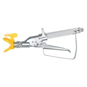 3600 Zhuitu 771077865860 Airless Paint Spray Gun Sprayer High Pressure Psi 517 Tip Silver