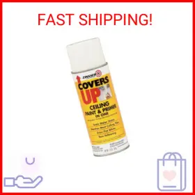 Gidds-800200 Zinnser 03688 Covers Up Stain Sealing Ceiling Paint White