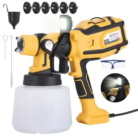 Is45779y-us Zootealy Paint Sprayer 1000w Electric Hvlp Spray Gun With Cleaning And B