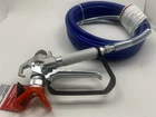 Graco SG2 Spray Gun With 25 Ft 1/4" /311 Tip Duraflex Airless Blue Hose, New. Price: $109.99.