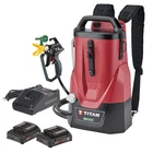 Titan Controlmax 1650 18V Backpack Battery Airless Paint Sprayer System New. Price: $499.95.