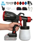 Cordless Paint Sprayer With Battery 20-MIN Each, 2.1LBS Lightweight 750W Hv... New. Price: $48.16.