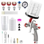 R500 Lvlp Air Spray Gun W/10PCS 650ML Disposable Cups 1.3/1.5/1.7/2.0MM Nozzles New. Price: $65.54.