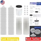 Master Paint System 40PC 20OZ Spray Gun Cups - Liners, Lids, Strainer, Plugs New. Price: $100.20.
