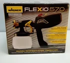 Wagner Flexio 570 Hvlp Paint Sprayer X-boost Ispray Indoor Outdoor Open. Price: $113.99.