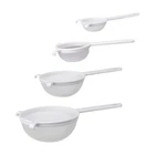 Hic Set Of (3-INCH, 4-INCH, 5.5-INCH, 7-INCH), Double-ear Fine Mesh White New. Price: $21.99.