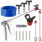 Airless Paint Sprayer Gun Kit, 14PCS High Pressure Set With 25FT Ho... New. Price: $66.03.