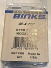 Binks 2100 2001 Air Spray Gun Fluid Nozzle 45-6701 67SS .086 2.2 Tip Sizes New. Price: $83.45.