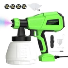 Electric Paint Sprayer, 700W Hvlp Gun With 1300ML Container & 4... New. Price: $55.76.
