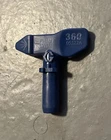 Graco 360 Or Pro Blue Stain Wide Finish Low Pressure Switch Tip 05J22A Open. Price: $15.00.