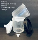 22 Oz Disposable Paint Cups 125 Micron -compare To 3M Pps 16301 & 16001 Box 50 New. Price: $77.50.