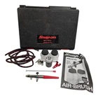 Snap-on Airbrush Set BF175TA Dual Action Bottom Feed Red Case Used. Price: $76.50.