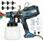 Paint Sprayer, 1250W Electric 6 Copper Nozzles 3 Patterns 47OZ ... New. Price: $70.34.