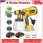 Electric Cordless Paint Spray With Brushless Motor For House/fence Diy Projects New. Price: $82.92.
