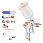 Hvlp Air Gun, Gravity Feed Paint Sprayer With Nozzles (1.3/1.4/1.7MM New. Price: $115.75.