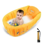 Inflatable Baby Bathtub,newborn Toddler With Built-in Air Pump,po.... Price: $37.11.