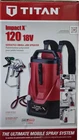 New! Titan Impact X 120 18V Battery-operated Backpack Sprayer Kit, 2441253A. Price: $1175.00.