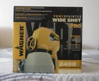 Wagner Power Painter Wide Shot Pro 2400 Psi, 3-SPEED Sprayer New. Price: $95.00.