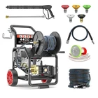 Pohir 4400PSI 4.0 Gpm 296CC Gas Pressure Washer 14HP Electric Start Spray Gun New. Price: $1299.96.