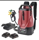 Titan Controlmax 1650 18V Backpack Battery Airless Paint Sprayer System New. Price: $430.00.