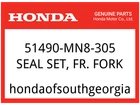 Honda Oem Part 51490-MN8-305 Seal Set, Fr. Fork (showa) New. Price: $40.80.