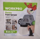 Workpro Electri Paint Sprayer 6 Gph New Sealed Box. Price: $32.89.