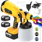 Cordless Paint Sprayer With Battery, 2X 5.5AH 18V Electric Pai... New. Price: $50.73.