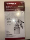 Husky Siphon Feed General Purpose Spray Gun 762 003 New In Box!!. Price: $29.99.