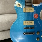 Ledux Solid Electric Guitar Pearlescent Paint Stainless Rounded Fret Edge Blue New. Price: $289.90.