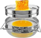 Stainless Steel Honey Strainer Double Sieve Beekeeping Equipment Mesh Filter New. Price: $35.57.