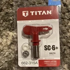 Titan 662-315A SC-6+ Reversible Airless Spray Gun Tip New. Price: $19.99.