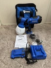 Kobalt Cordless Handheld Hvlp Paint Sprayer Kit, 40OZ, Tips, Battery & Charger Open. Price: $160.00.