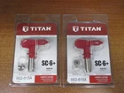 New Titan 662-615 SC-6+ Reversible Spray Tip & Seal 5000 Psi Made In Usa. Price: $29.95.