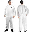 Hazmat Suit Disposable Coverall Heavy Duty Full Body Painters 7 Siz... New. Price: $13.75.