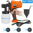 700W High Power Hvlp Gun 800ML Handheld Diy Tool Paint Sprayer 3 Patterns New. Price: $44.67.