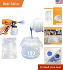 Effortless Painting With 100PCS Disposable Liners, Fits Wagner Spray Guns & More New. Price: $12.99.