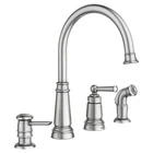 Moen Edison Spot Resist Stainless Steel High-arc Handle Kitchen Faucet 87042SRS Open. Price: $98.99.